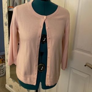 Lightweight pale pink cardigan